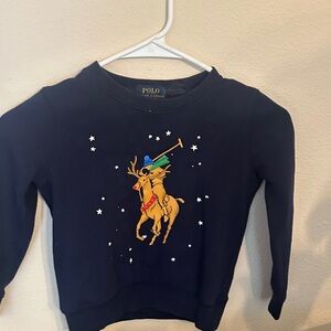 Polo by Ralph Lauren Navy Kids Sweatshirt with Polo Bear